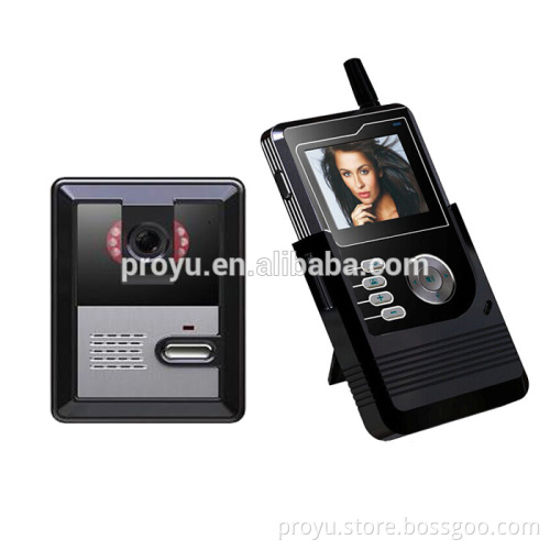 China factory 2.4" TFT-LCD screen wireless handset intercom system, wireless video door phone PY-3224P11